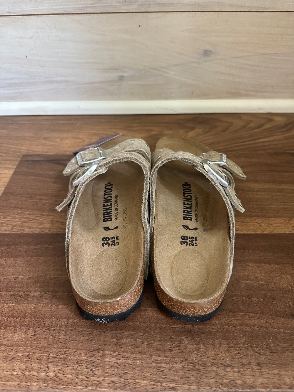 Birkenstock Women’s Arizona Rivet Border Suede Sandals-Size 7-NWT - Picture 4 of 9